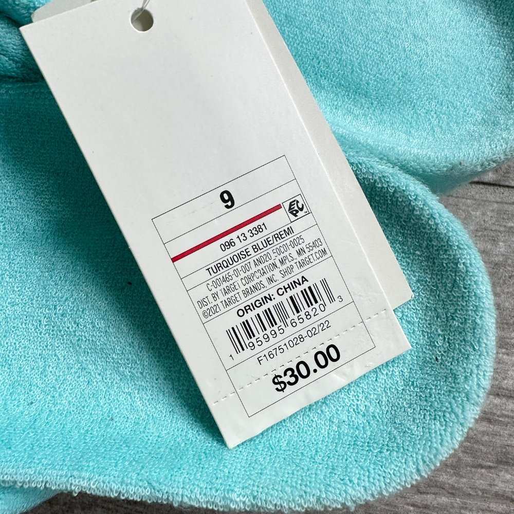 NWT A New Day Women's Remi Platform Slide Sandals - Turquoise Blue - All Size - Picture 4 of 5